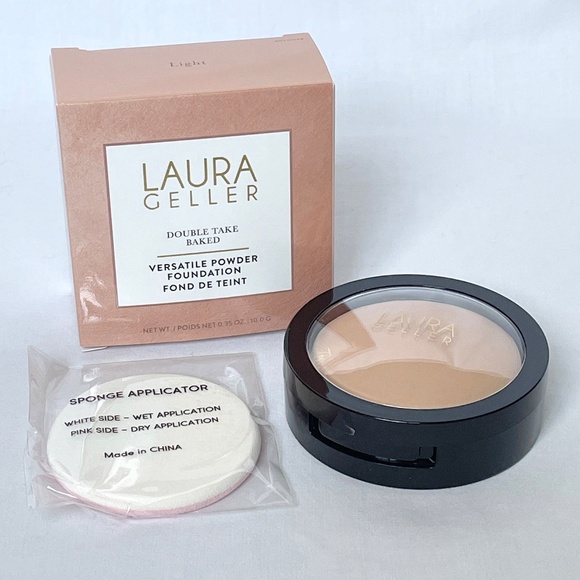 Laura Geller Double Take Baked Versatile Powder Foundation LIGHT - Picture 2 of 9